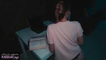 Young Step-Sister Tied And Forced To Watch Porn